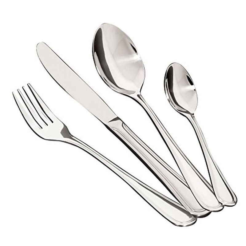 Juego De Cubiertos 24 Piezas Acero Inoxidable M... image number null