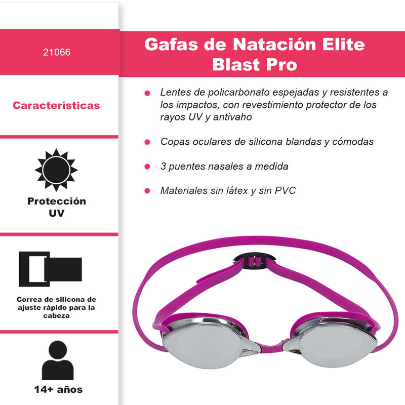 Goggles Bestway Para Adulto Nataci&oacute;n Lente Espe... image number null
