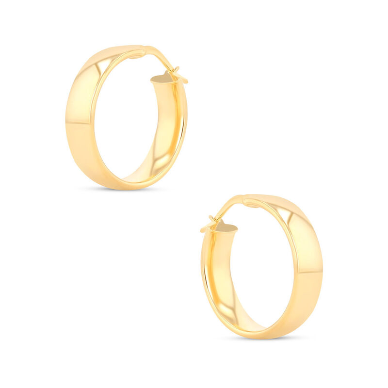 Arracadas De Oro Amarillo 14k (18mm Aprox) image number null