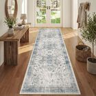Alfombra Corredor Rugxara 79 cm X 244 cm Estilo Vintage Azul
