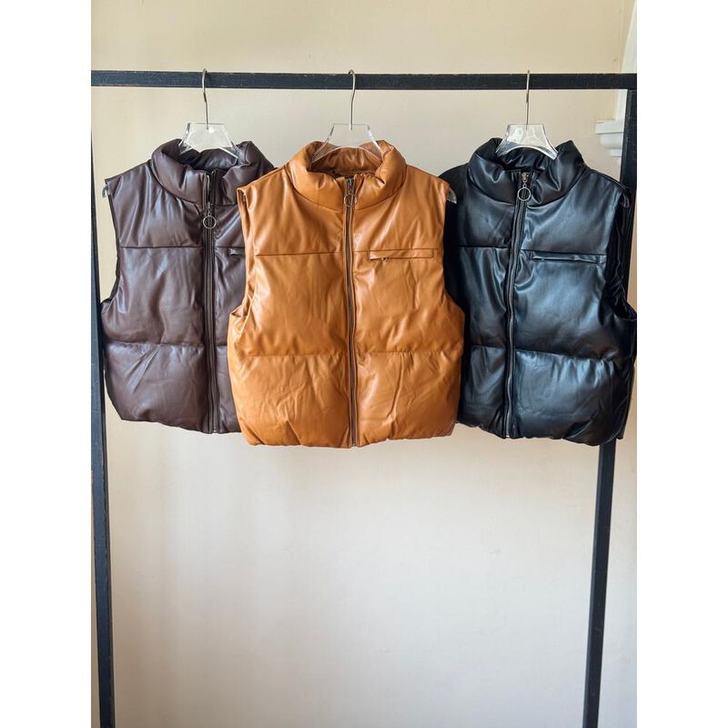 Chaleco bomber vinipiel image number null