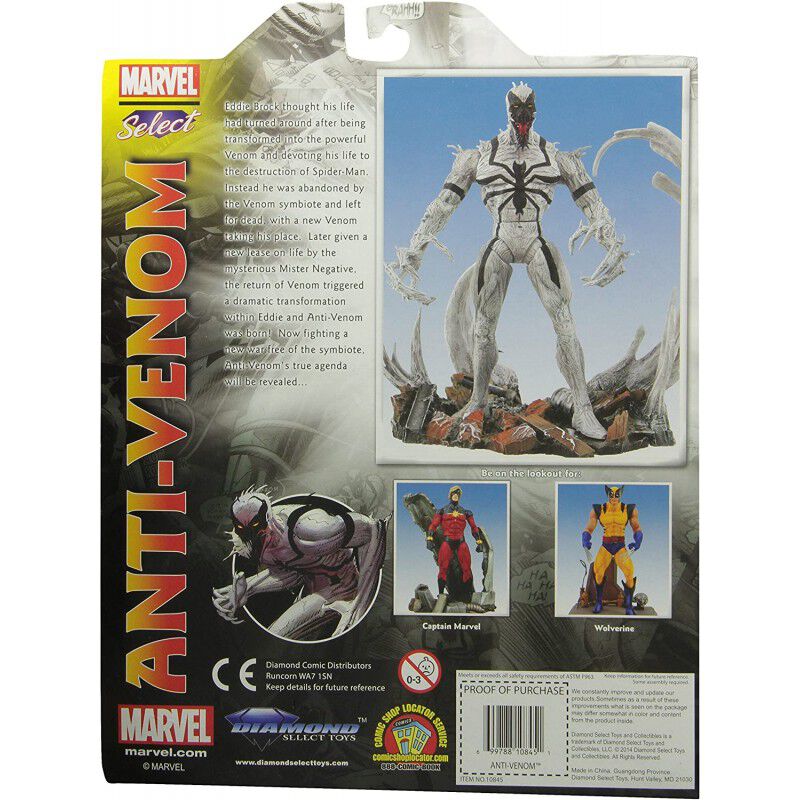 Figura Anti-Venom Marvel Select Articulada 19 c... image number null
