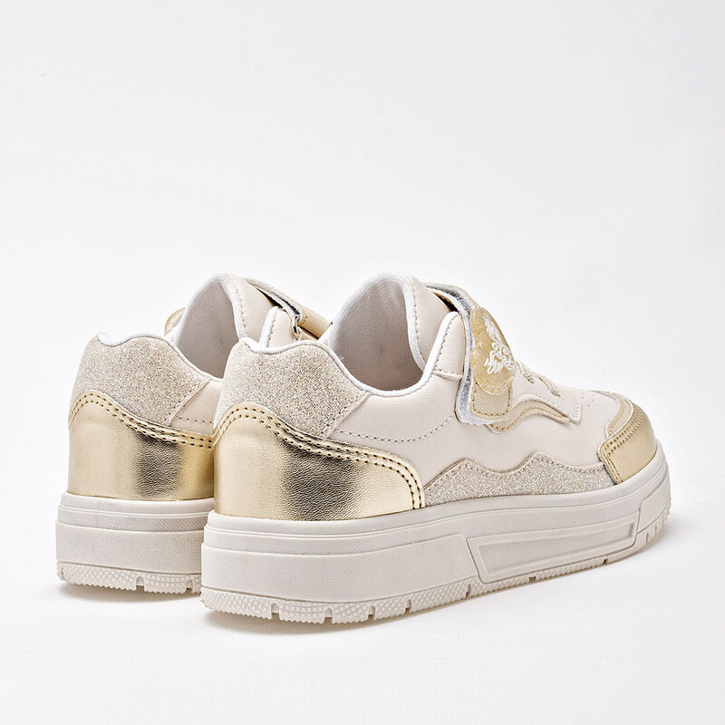 Miss Pink Tenis urbano para ni&ntilde;a blanco dorado image number null