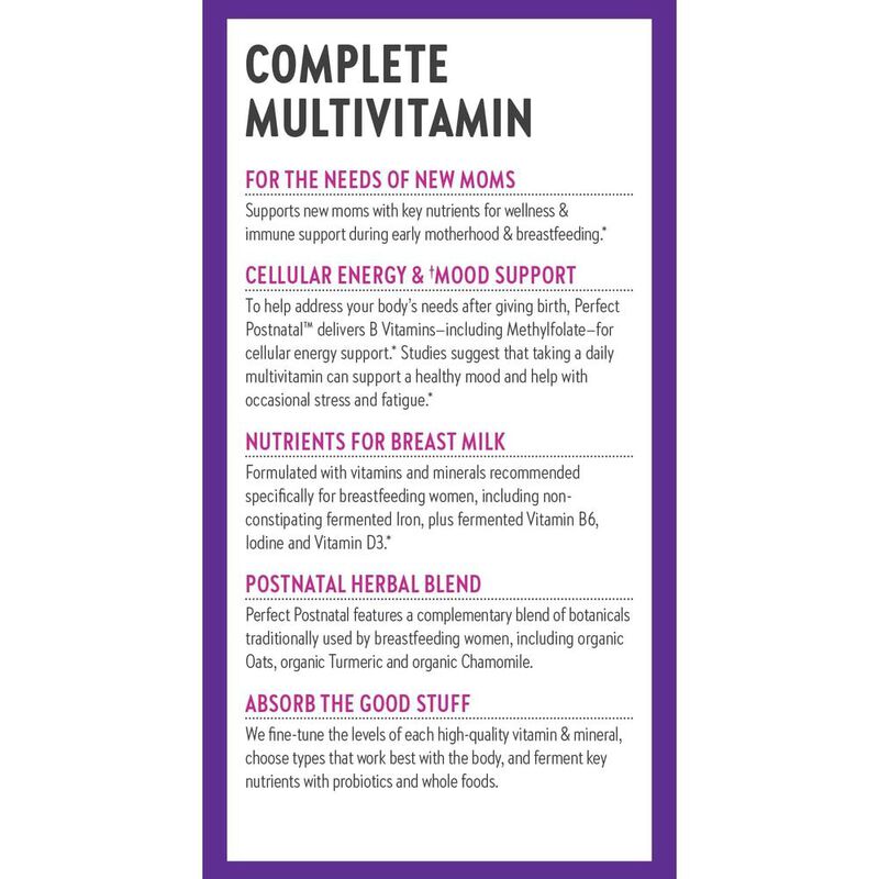 New Chapter, Perfect Postnatal Multivitam&iacute;nico ... image number null