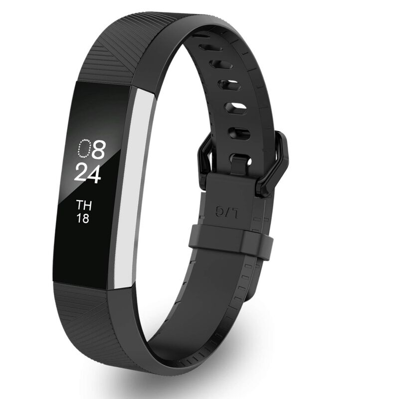 Correa De Repuesto Para Fitbit Alta Black Green... image number null
