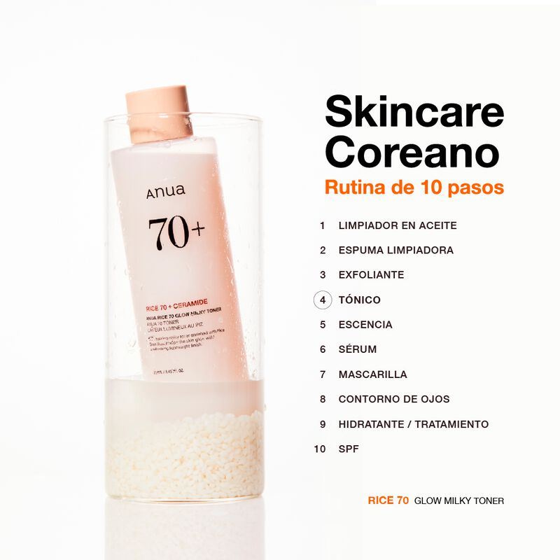 Anua Rice 70 Glow Milky Toner 250ml_glb/eu V3 image number null