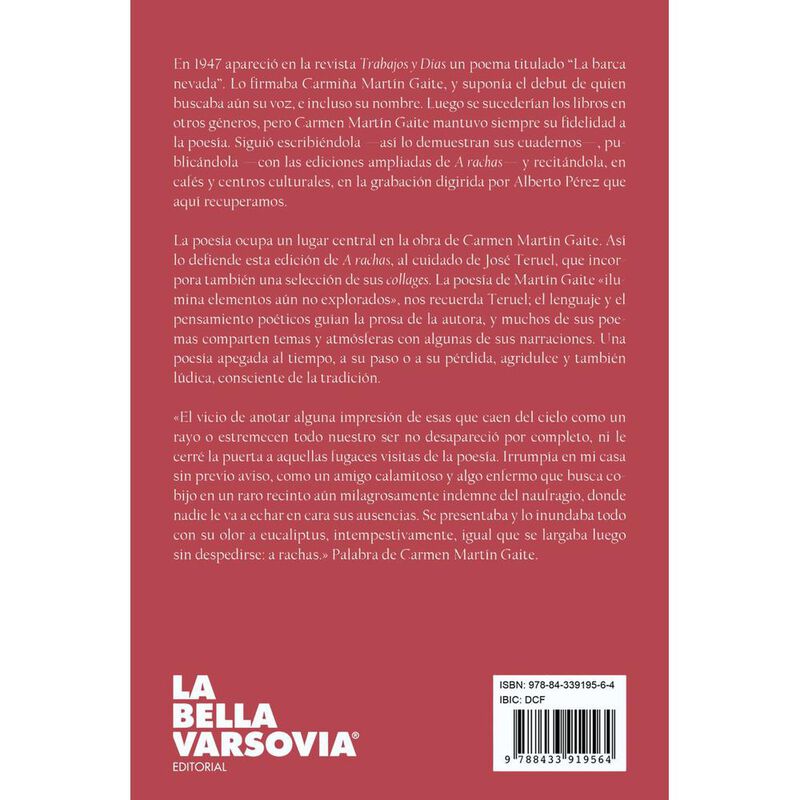 A rachas. Poes&iacute;a reunida image number null