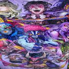 Exclusiva! Cobija Frazada Ultra Suave Lunas Demoniacas Collage