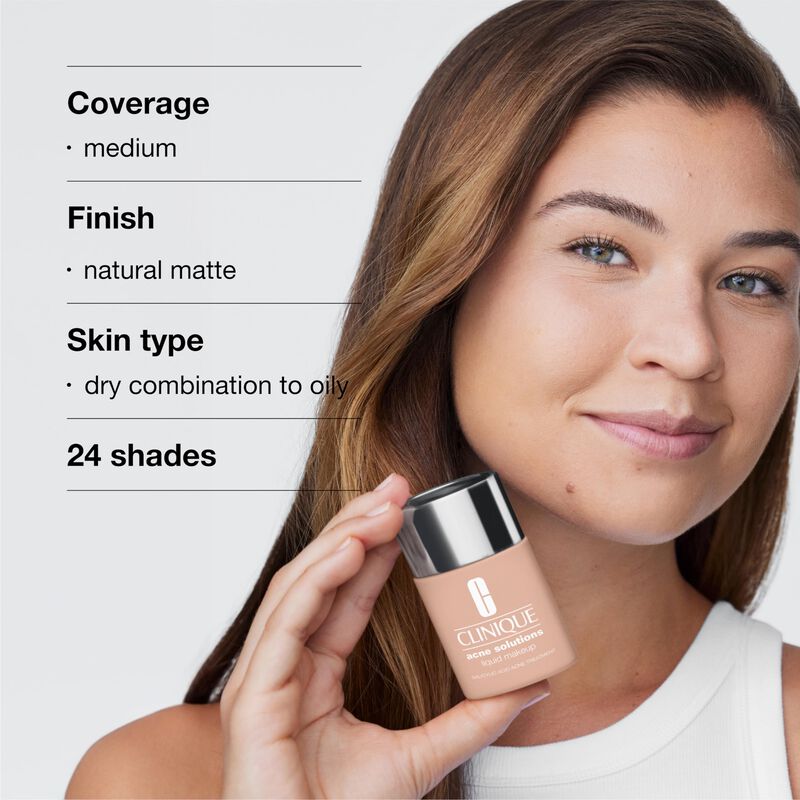 Maquillaje L&iacute;quido Foundation Clinique Acne Sol... image number null