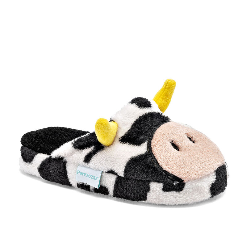 Huarachetas Pantufla para ni&ntilde;a negro blanco BAJ... image number null