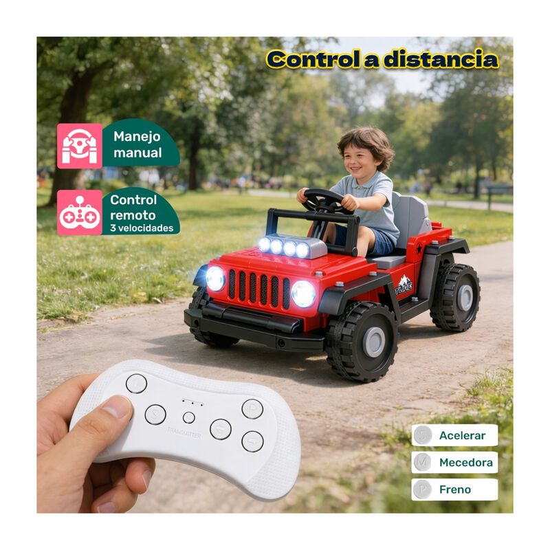 Carro Electrico Montable 2 En 1 Infantil Contro... image number null