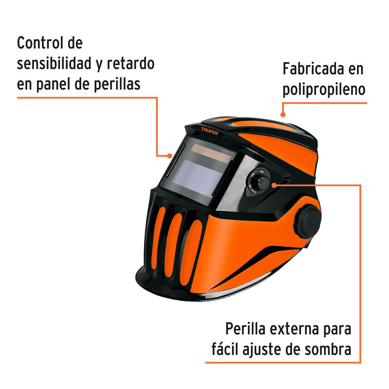 Careta Electrónica para Soldar Sombra 9-13 Trup... image number null