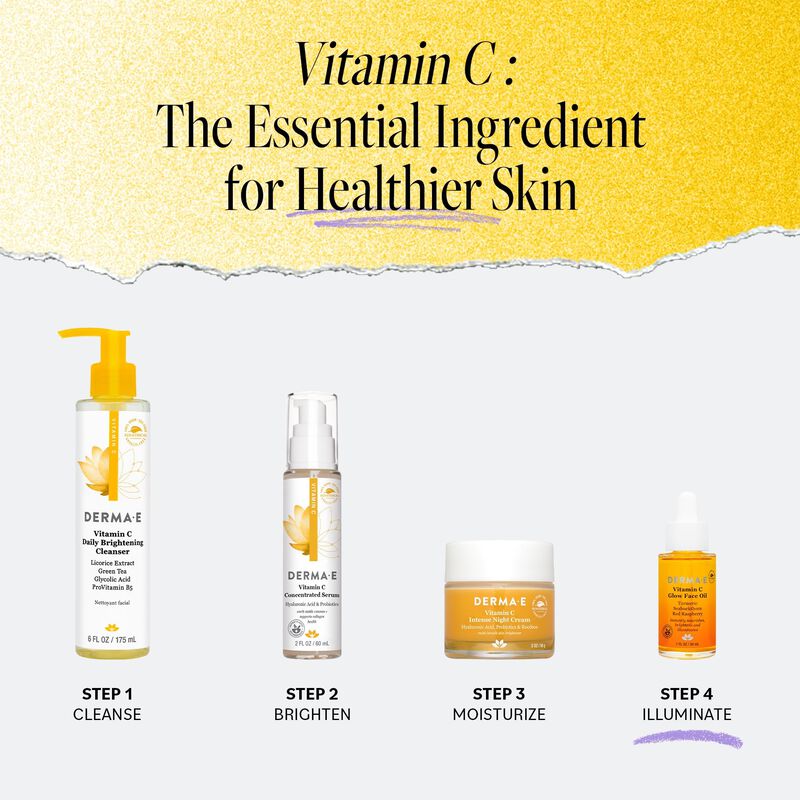 Aceite Facial Derma E Vitamina C Glow Con C&uacute;rcu... image number null