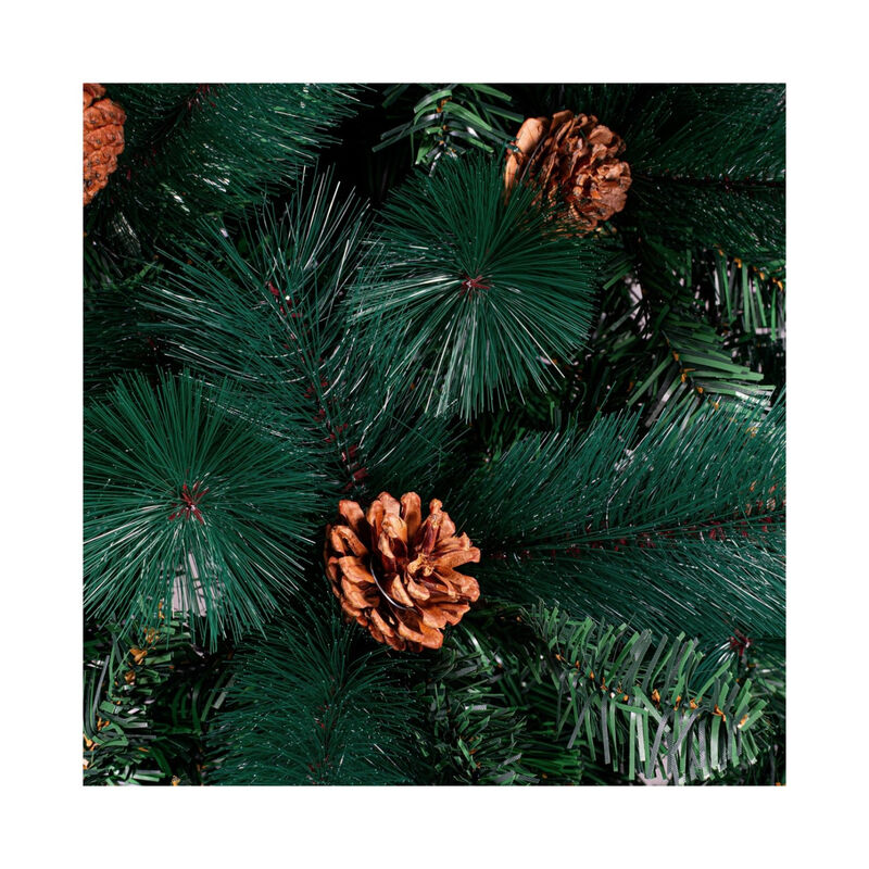 Arbol Navidad Verde Escoces Doble Rama Frondoso... image number null