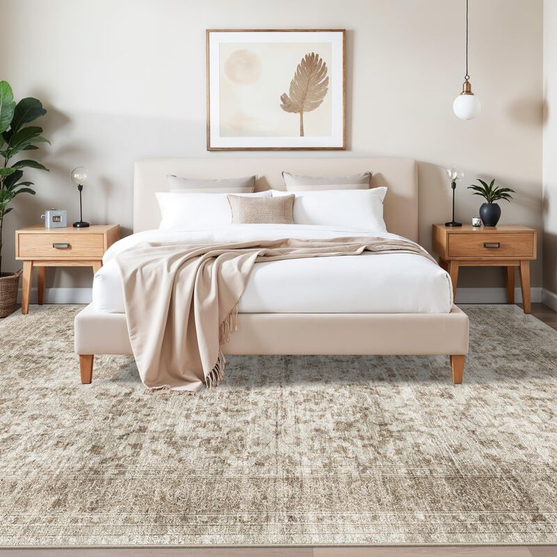 Alfombra Ruugme 254 cm X 356 cm Lavable Beige M... image number null