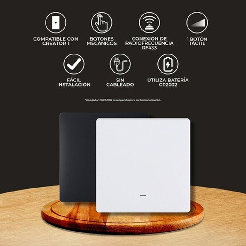 Apagador Accesorio Para Creator I, 1 Botón Tecn... image number null