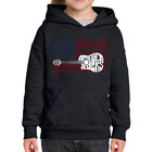 Sudadera Con Capucha Word Art Para Ni&ntilde;a - America Rocks - Negro