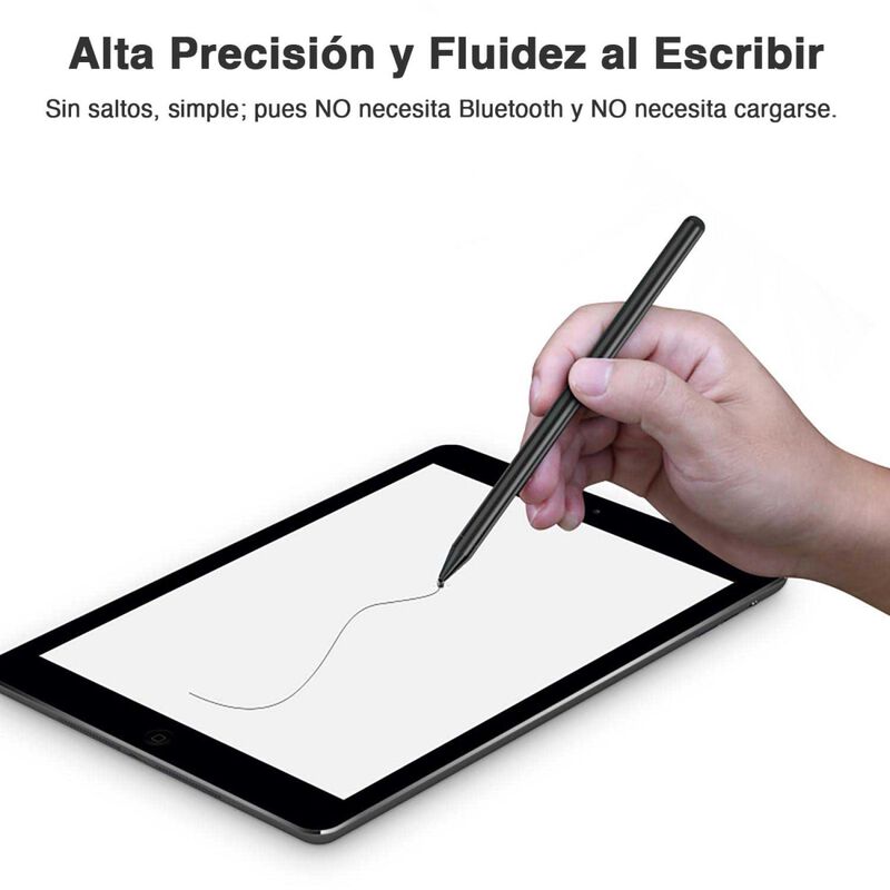 Pluma Stylus Mybat Universal Negra Punto Fino C... image number null