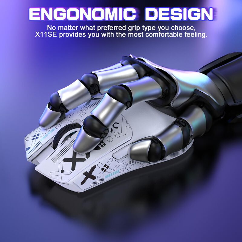 Rat&oacute;n Gamer Inal&aacute;mbrico Attack Shark X11se Ultr... image number null