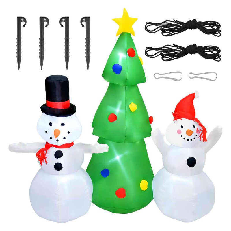 Inflable Navidad Mu&ntilde;eco Nieve 1.65m Decoracion ... image number null