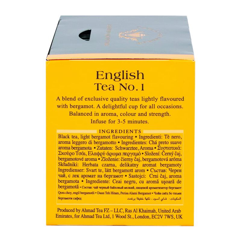 T&eacute; Ahmad Tea English No. 1 (20 Bolsas De T&eacute;) image number null