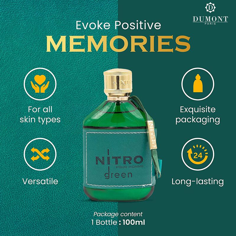 Perfume Dumont Nitro Green Eau De Parfum 100 ml image number null