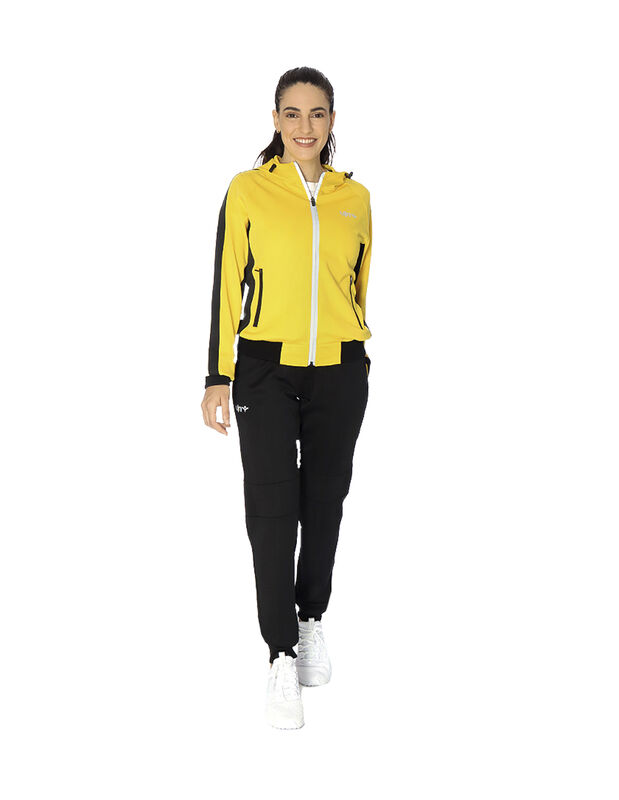 Conjunto UIN Amarillo y Negro para Dama image number null