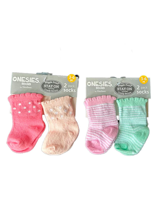 Kit 4 Piezas Bebé Niña Onesies Pañalero, Pantal... image number null