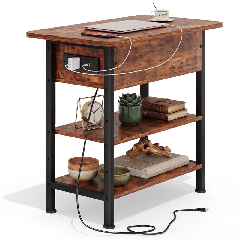 Mesa Auxiliar Grusign 60 cm Con Cargador Integr... image number null