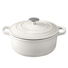 Olla Holandesa de Hierro Fundido Edging Casting 6,6L Blanco