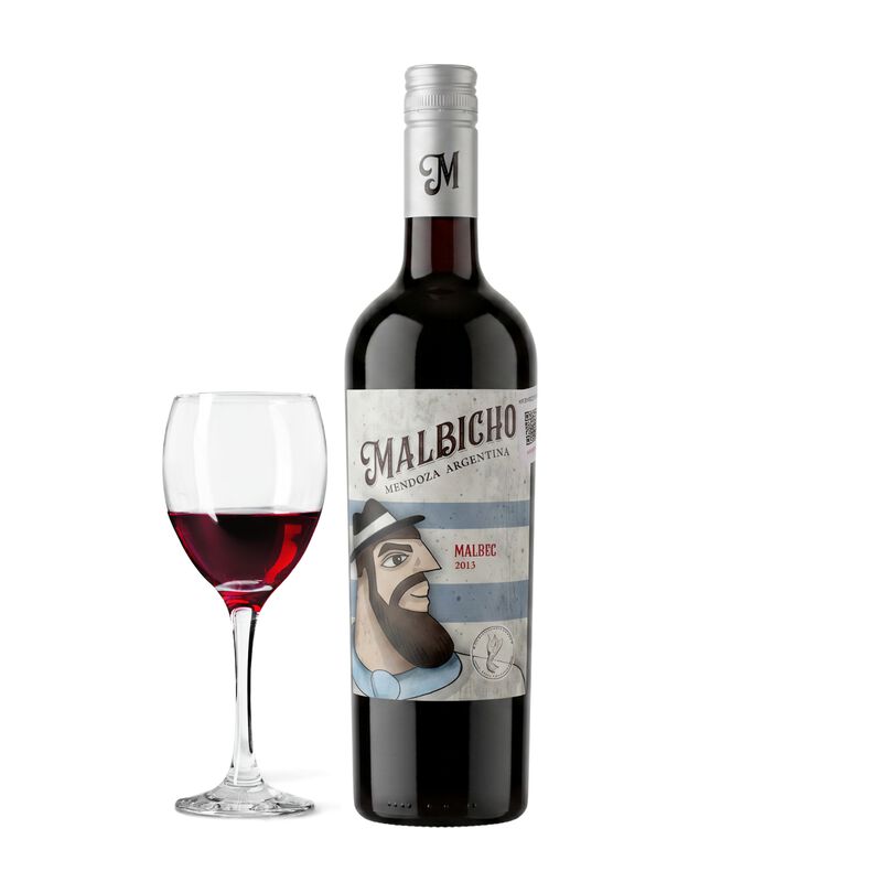 Vino Tinto Malbicho Malbec De Mendoza 700ml image number null