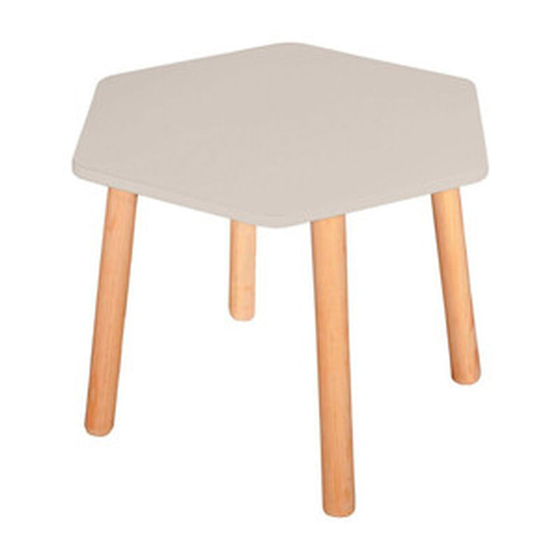 Mesa Moderna de Madera para Ni&ntilde;os-Gris Claro image number null