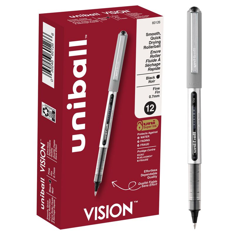 Bol&iacute;grafos Rollerball Uni-ball Vision, 0,7 Mm, ... image number null