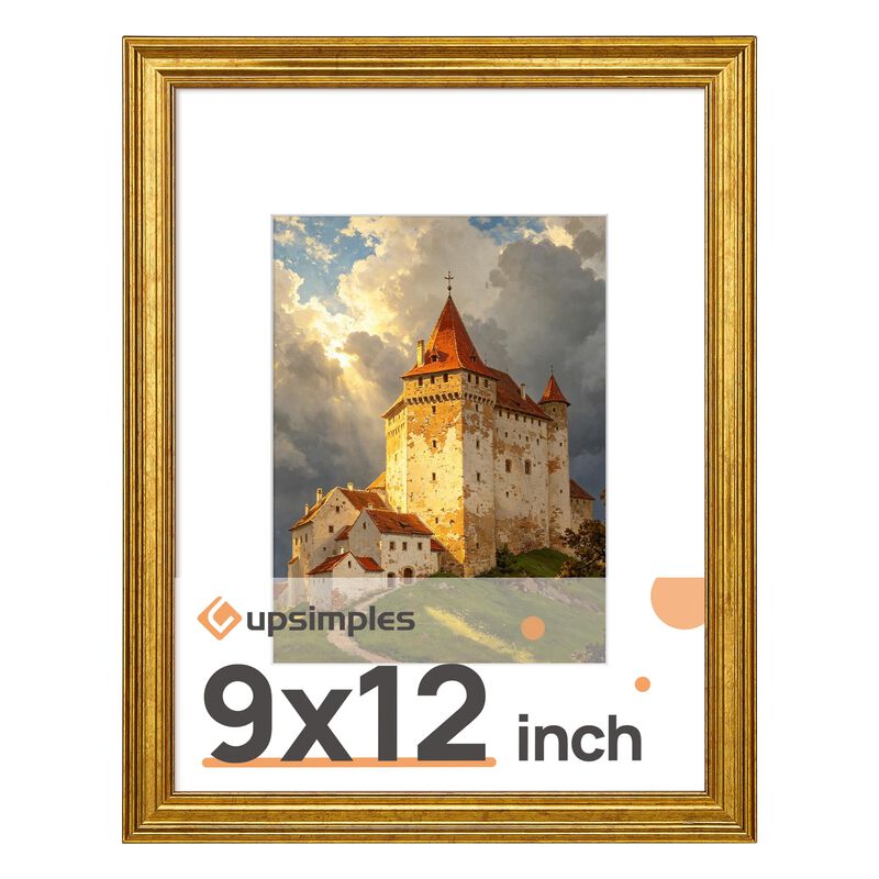 Marco De Fotos Upsimples 23 &times; 30 cm Dorado (1 U... image number null