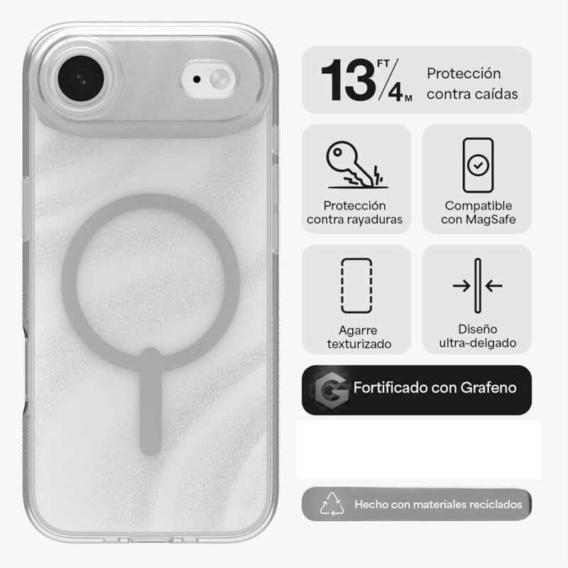 Funda Para Iphone Air Snap Milan Glitter Zagg image number null