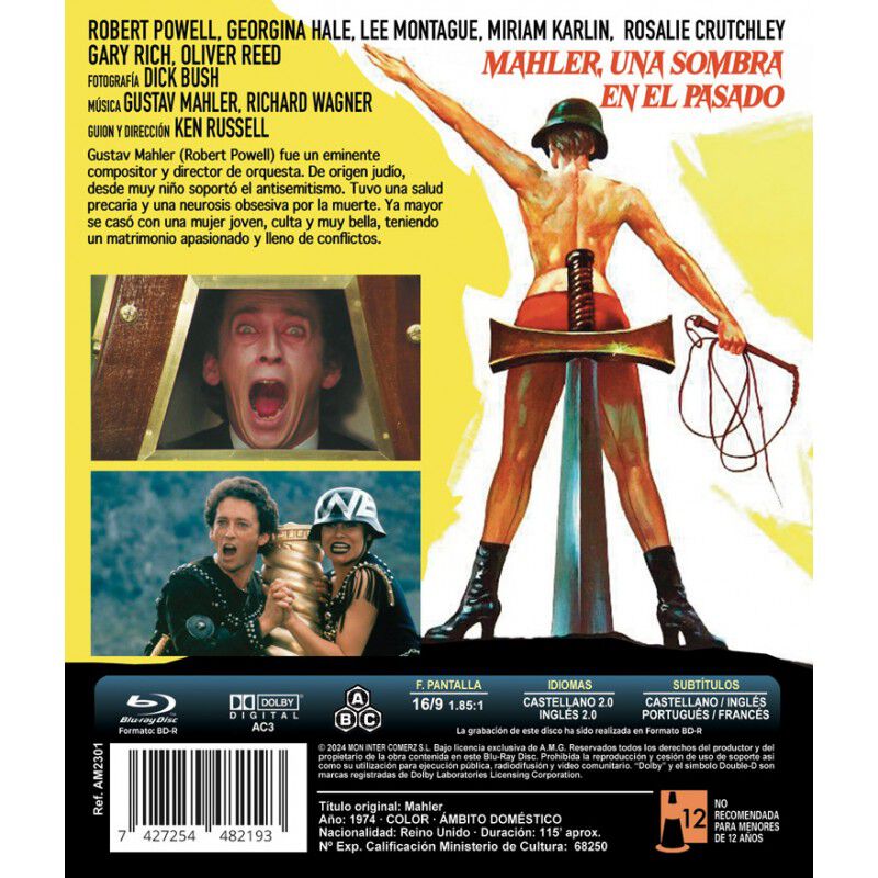 Mahler, Una Sombra En El Pasado [blu-ray] (1974... image number null