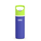Botella De Agua Thermos 591 ml Con Pajilla Plegable Azul