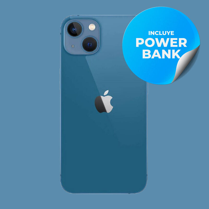 Iphone 13 Reacondicionado 128Gb Azul + Power Ba... image number null
