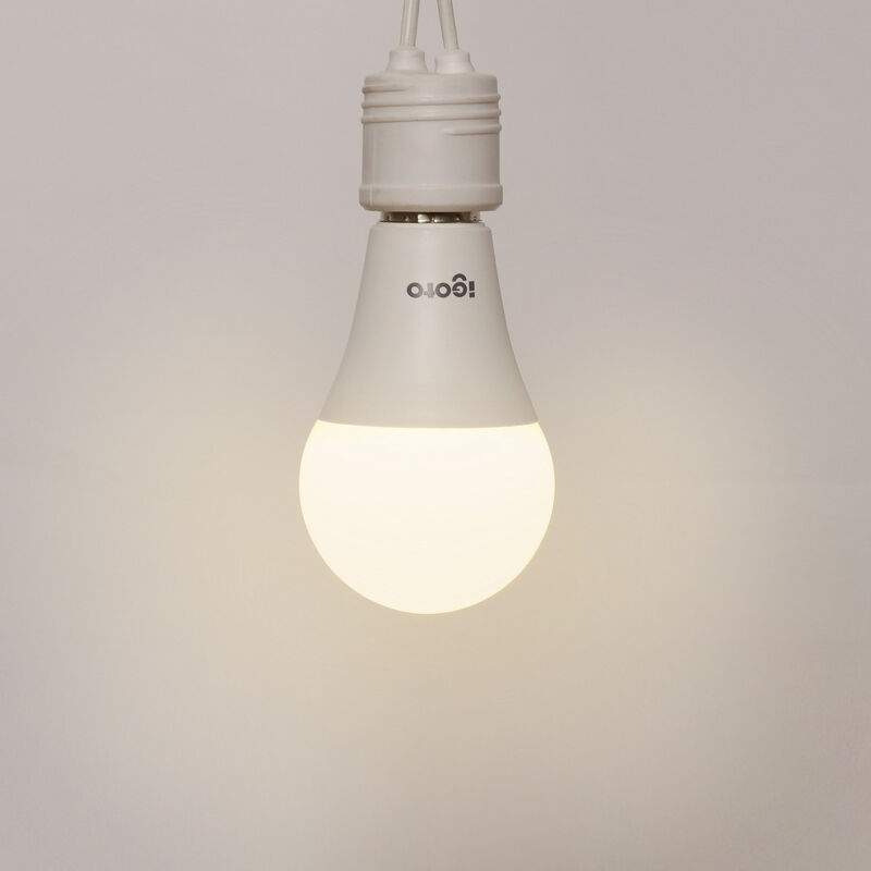 Paquete De 10 Focos Led A55 7w Mutilvoltaje E27 image number null