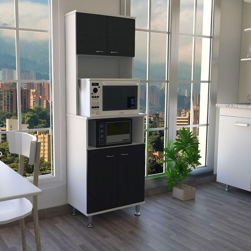 Alacena Catina Blanco y Wengue Virtual Muebles image number null