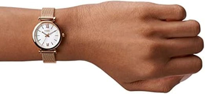 Reloj Fossil Es4433 Carlie Mini Quartz En Oro R... image number null