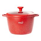 Hot Spot Olla Ultra Antiadherente Rojo Hot Spot Alto Tapa 24 Cm Hot Spot Z600