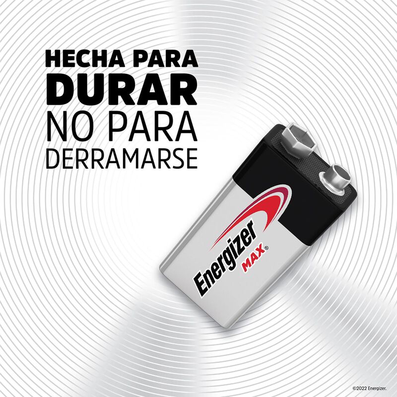 Pila Energizer Max Alcalina 9v Cuadrada 522bp-1 image number null