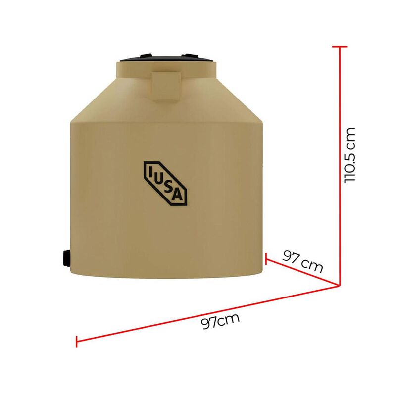 Tinaco Tricapa Iusa, 600 L., Beige + Sistema Ca... image number null