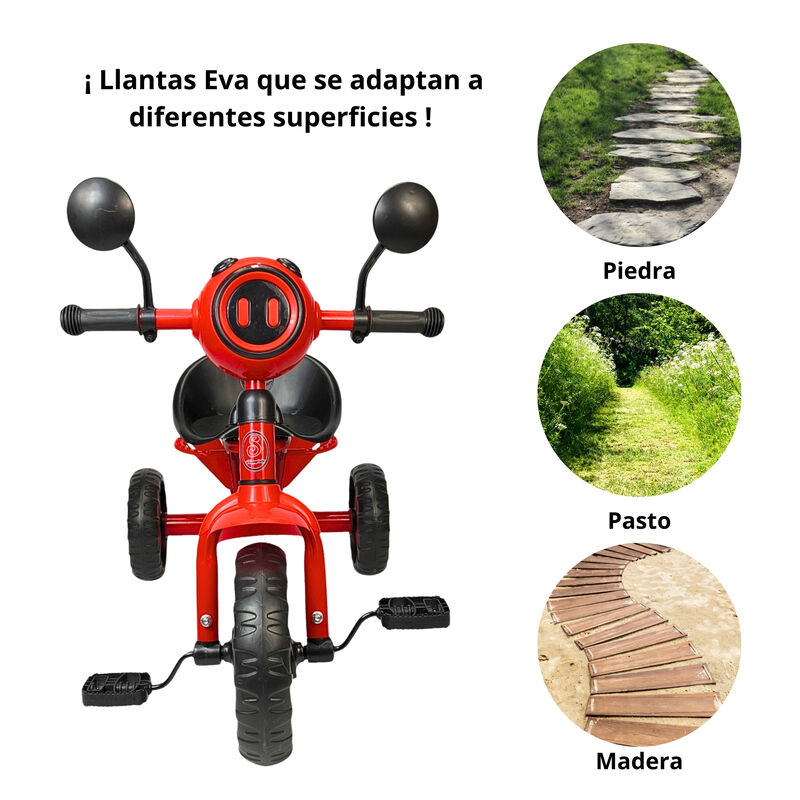 Triciclo Infantil con Luz y Sonido, 3 a 5 A&ntilde;os ... image number null