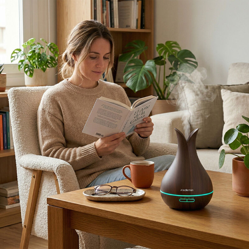 Humidificador Difusor de Aceites Esenciales Con... image number null