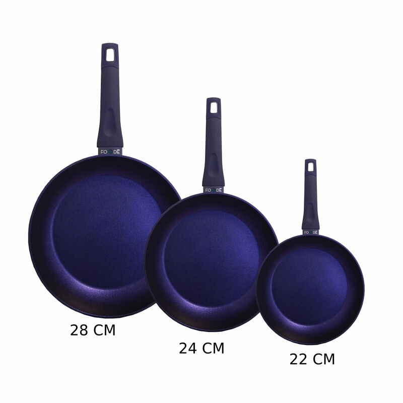 JUEGO DE SARTENES FOODE MORADO TORNASOL MOD FDE... image number null
