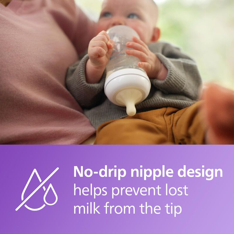 Biber&oacute;n Philips Avent Natural 270 Ml, Paquete D... image number null