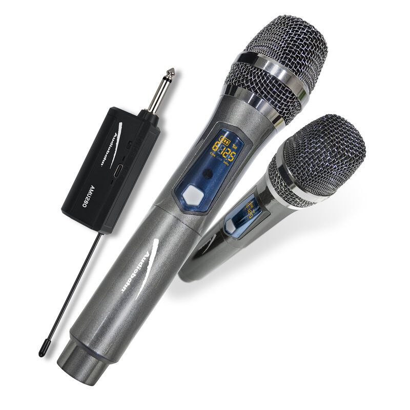 Set de 2 micr&oacute;fonos profesionales inal&aacute;mbricos ... image number null