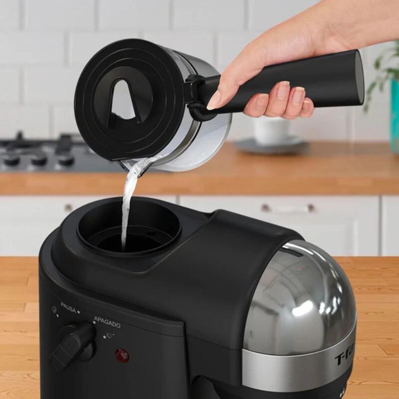 Cafetera Para Espresso T-fal 4 Tazas Negra Ex17... image number null